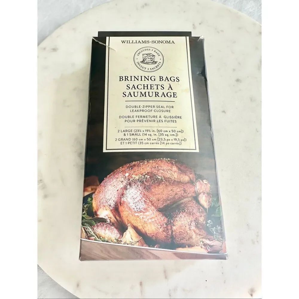William Sonoma BRINING BAGS SACHETS À SAUMURAGE